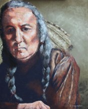 pastel of Nauset Sachem Aspinet